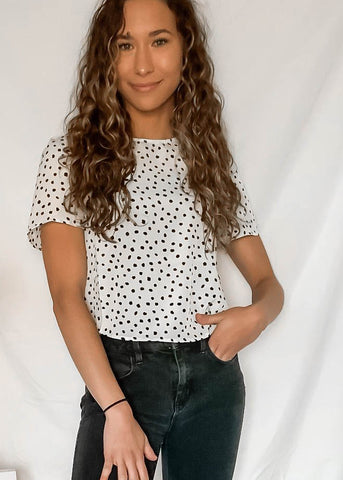 Dalmatian cropped Tee